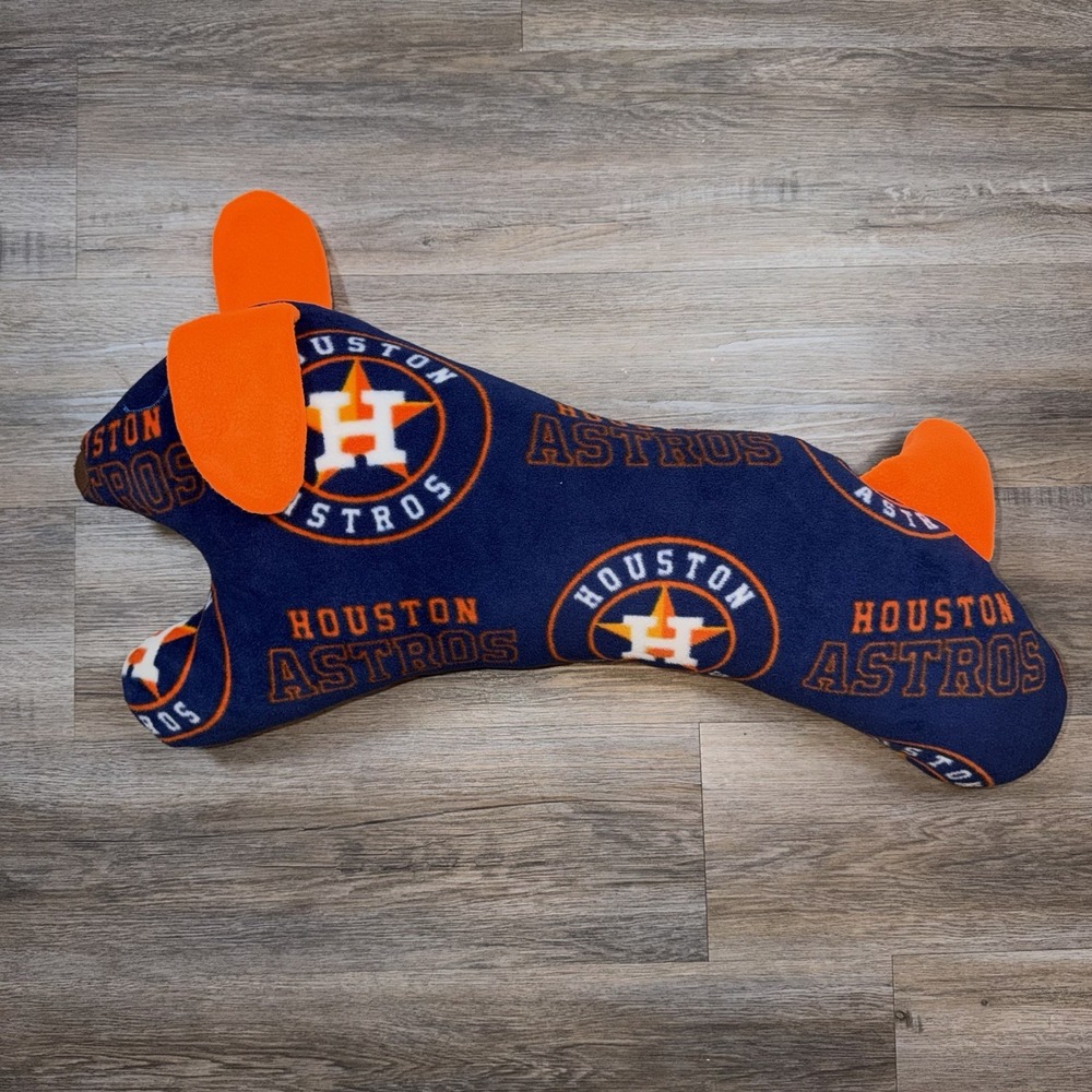 Pets First MLB Houston Astros Plush Dog-Shaped Pet Tug Toy